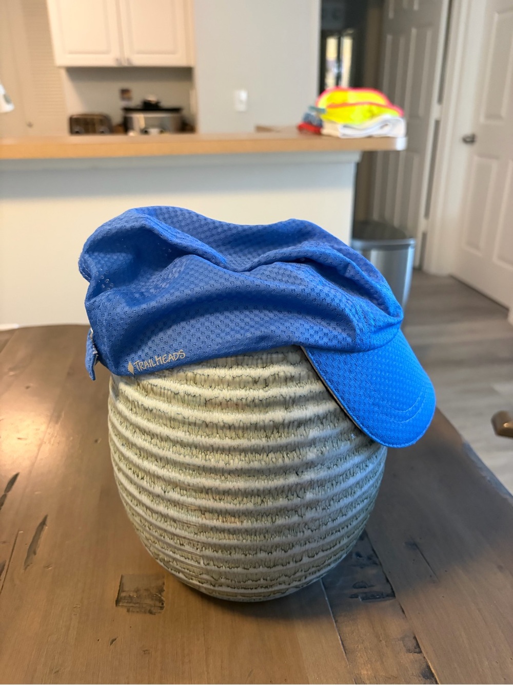 Women's Blue Performance Visor Hat Trailhead brand